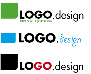 Kontrastvariationen Bild zu Logodesign: Gestaltungsgrundlagen
