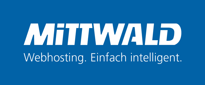 mittwald logo weiss auf blau Die besten Webhosting-Anbieter