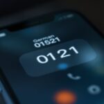 Smartphone zeigt Rufnummer mit 01521 Vorwahl im Wählerprogramm