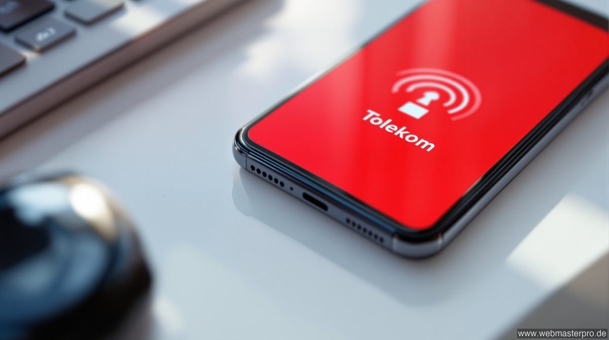 SIM-Karte der Telekom neben Smartphone mit Netzanzeige – 01521 Vorwahl Telekom-Netz