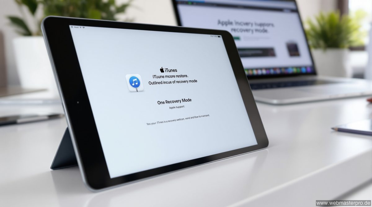 iPad im Recovery-Modus zur Wiederherstellung ohne Apple-ID