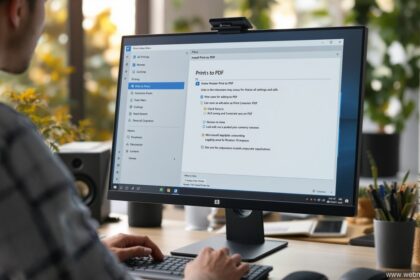Microsoft Print to PDF installieren – Windows Druckereinstellungen auf dem PC