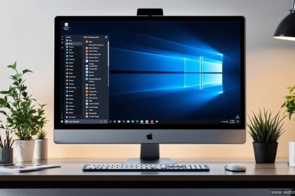Office 2024 Professional Plus auf modernem Desktop-Computer im Büro