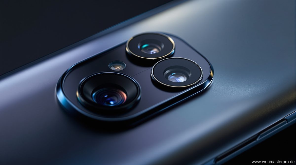 Poco F8 Ultra Kameramodul Detailaufnahme mit Dreifach-Linsen