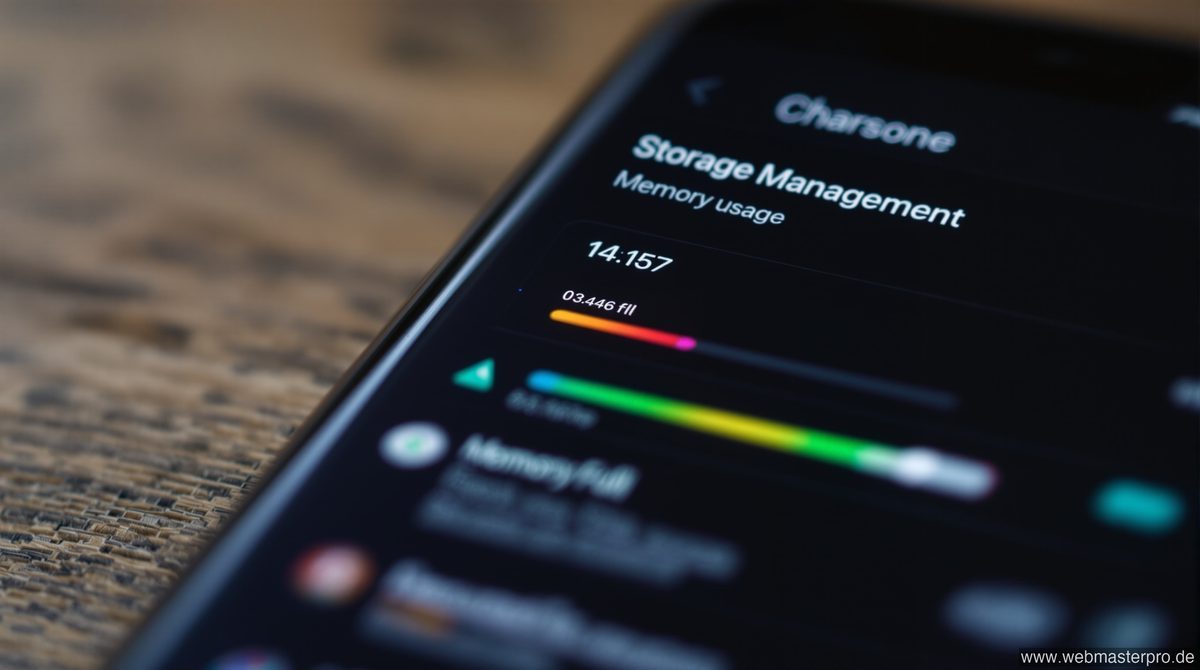 Speicherverwaltung auf dem Smartphone – Übersicht der genutzten Speicherbereiche