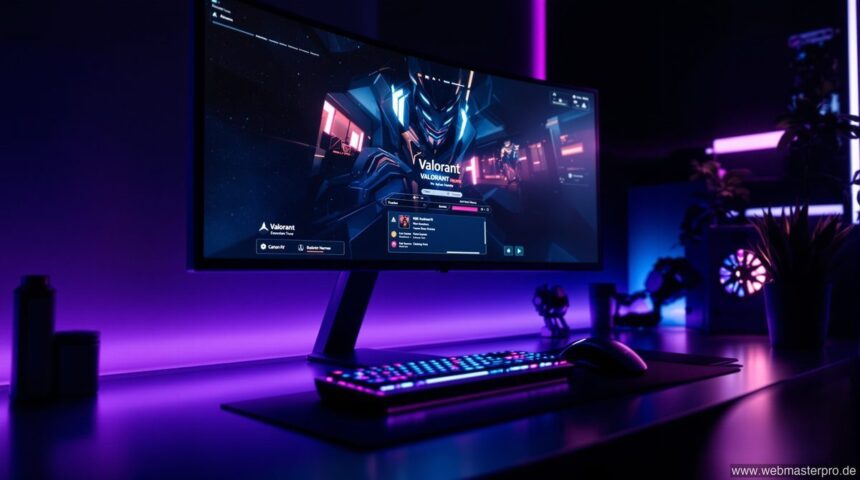 Valorant Namen ändern – Gamer ändert seinen Ingame-Namen am Gaming-PC