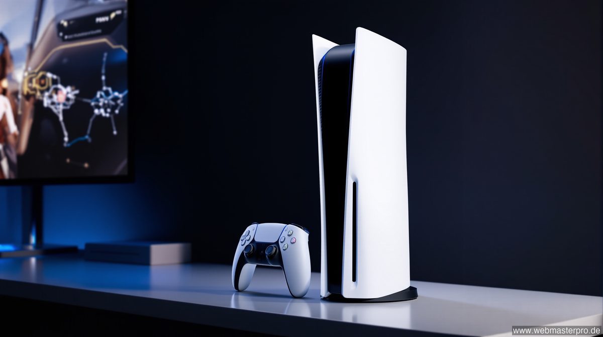 PlayStation 5 Konsole mit DualSense Controller – Erscheinungsdatum PS5