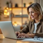 Witt Weiden Kundenkonto Login – Frau meldet sich im Online-Shop an