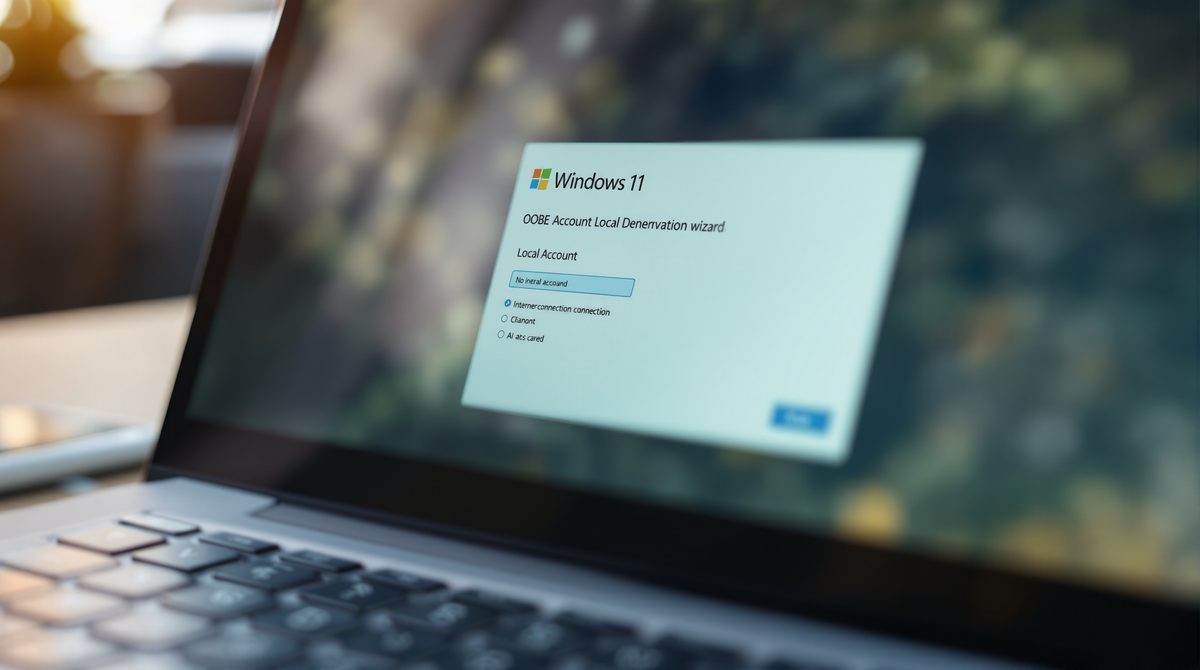 Windows 11 OOBE-Setup mit lokalem Konto ohne Microsoft-Account