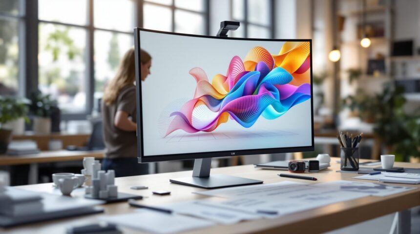 3D-Produktkonfigurator Arbeitsplatz mit Produktmodell und Design-Werkzeugen